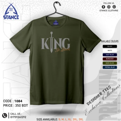 King is Back T-Shirt Typography